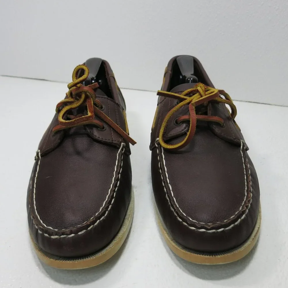 Bass Seabound Leather Men's Nautical Casual Deck Boat Shoes Footwear Sz 11 M
